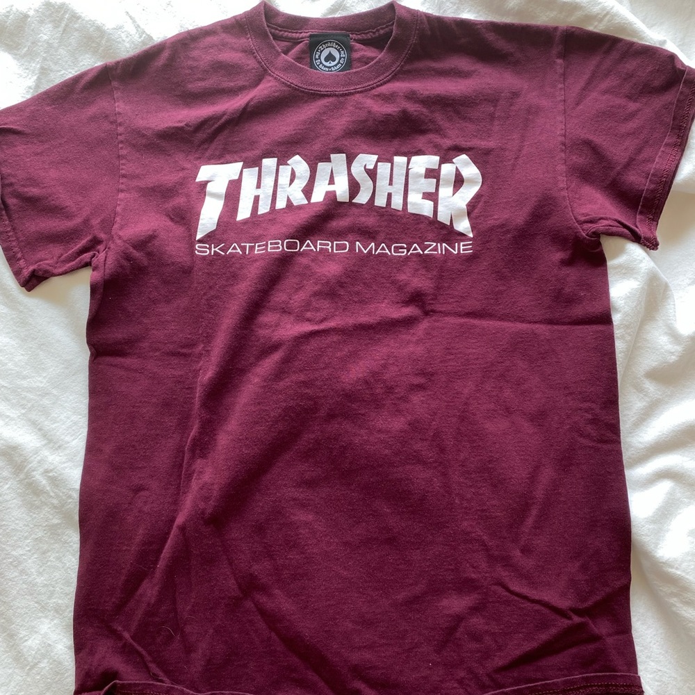 NEW maroon medium Thrasher shirt unisex